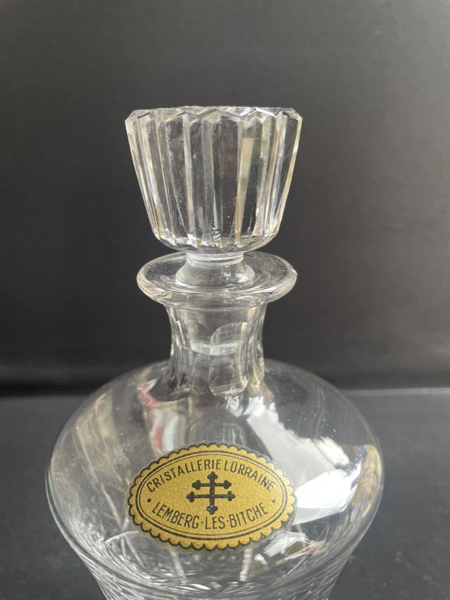 Carafe à liqueur – Cristallerie de Lorraine