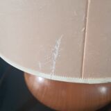 Table lamp bedside wood and vintage nature signed 1970