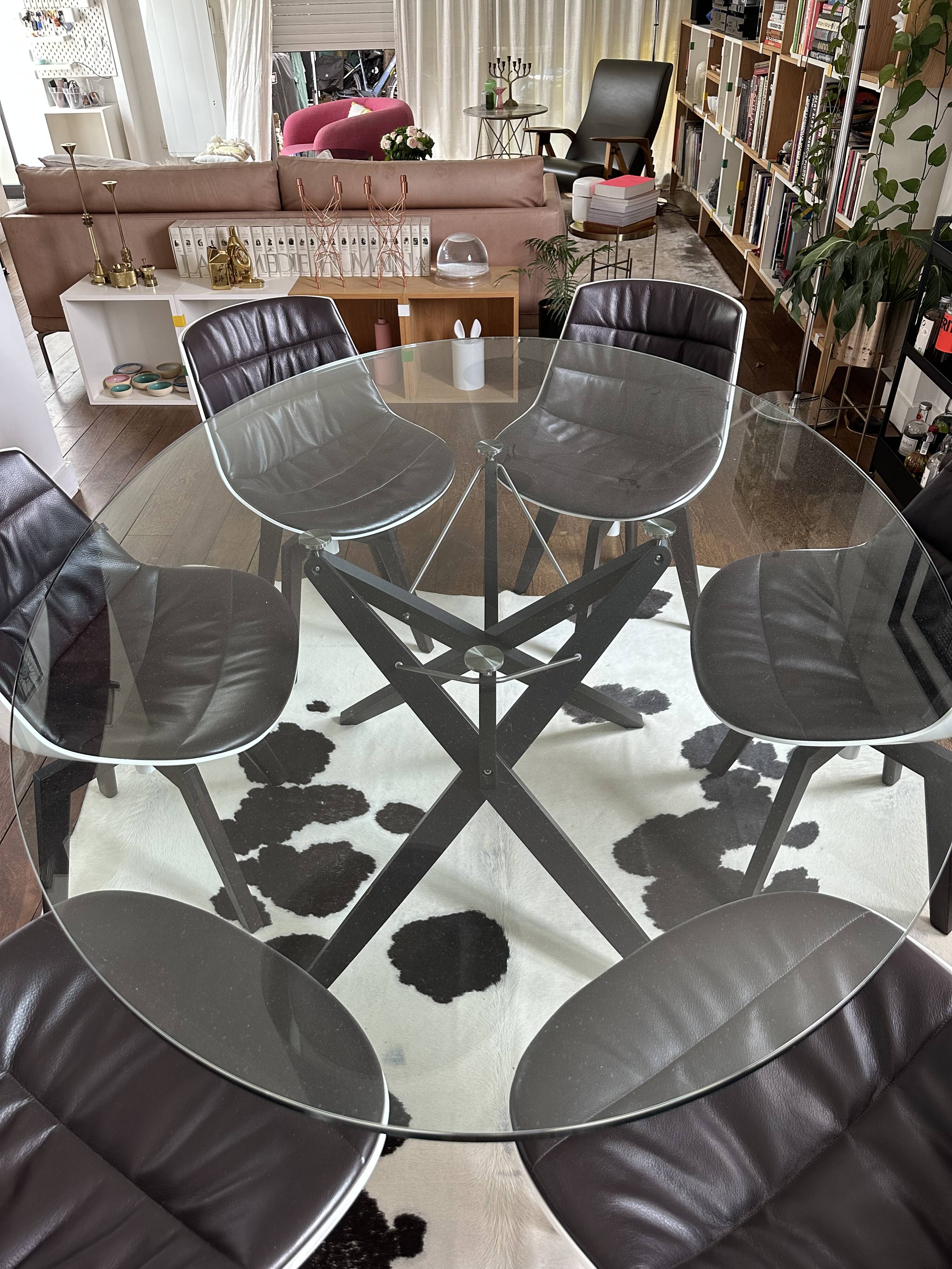 Roberto Barbieri pour ZANOTTA : Table de salle à manger