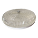Round vintage ceiling light with metal support