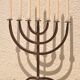 Chandelier 7 branches ancient menorah