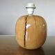 Elm lamp, French work, 70s-80s