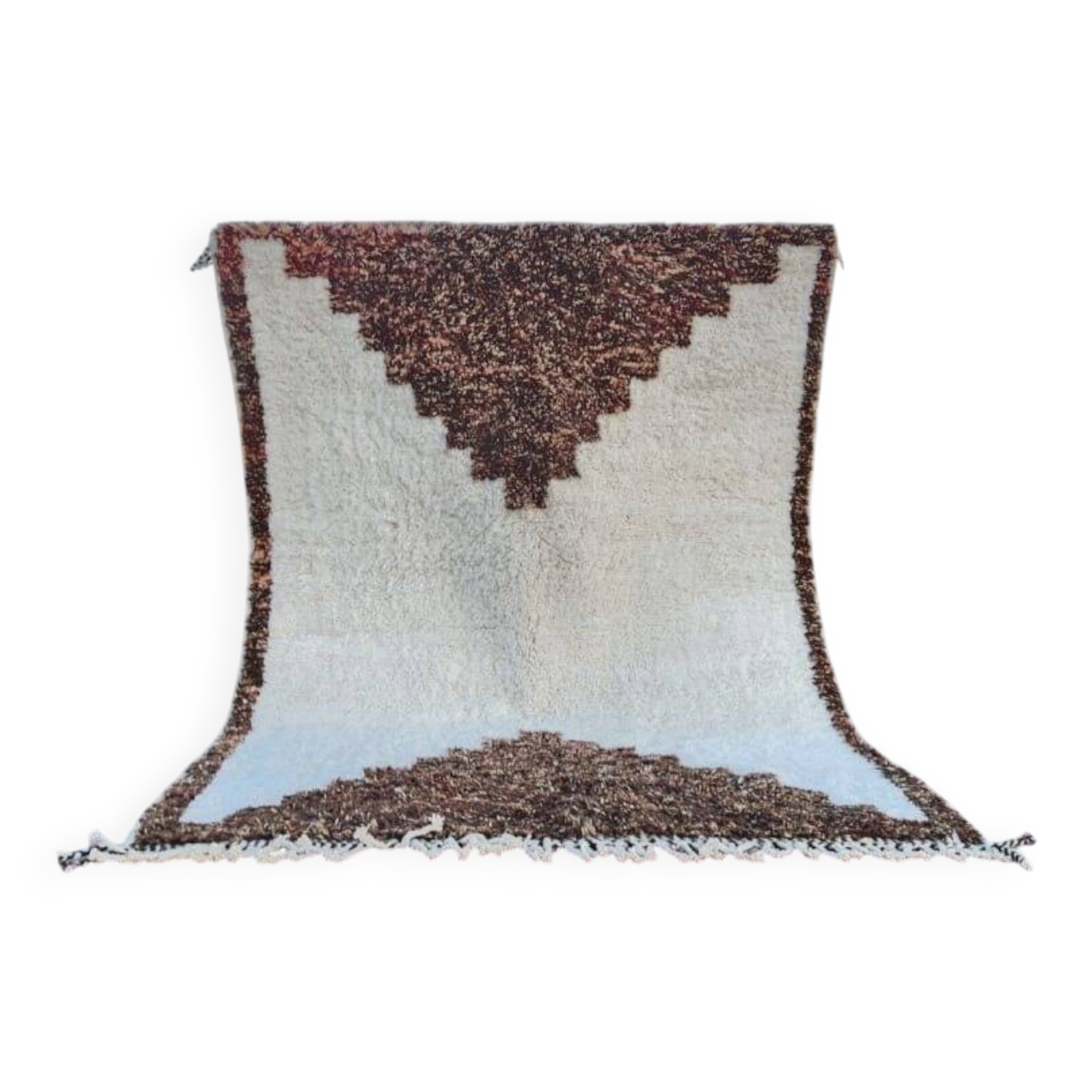 Beni Ouarain rug 300x200 cm – Thick wool with tribal patterns