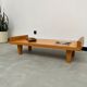 Modernist 1980s oak veneer coffee table