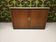 Oak curtain storage furniture 1960