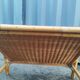 Vintage rattan coffee table