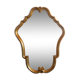 Miroir doré coquille 53x71cm