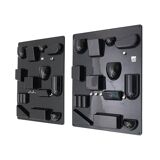 Wall organiser plateau Uten.Silo black by Dorothee Maurer Becker for Design M, 1960s