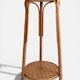 Table d'appoint, support à plante en bois, bambou et roseau, années 1960