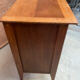 Low sideboard with two sliding doors, vintage 1950