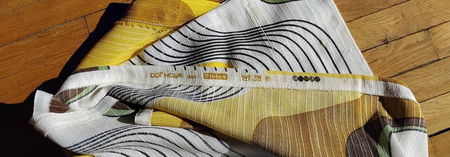 Nova Giolen Ultra fabric coupon, 1960s