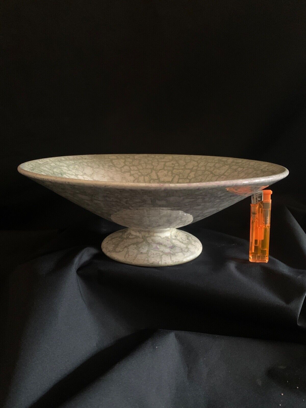 Fruit bowl, ceramic, signed What's by Vincent Cadeaux, large model