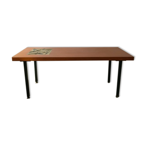 Table basse vintage bois