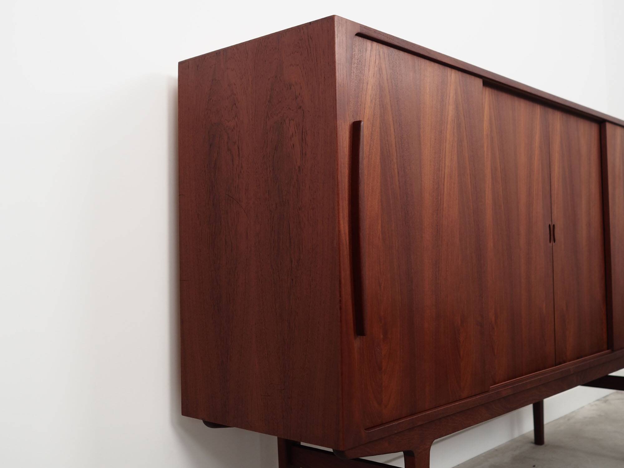 Teak highboard, Danish design, 1960s, production: Denmark