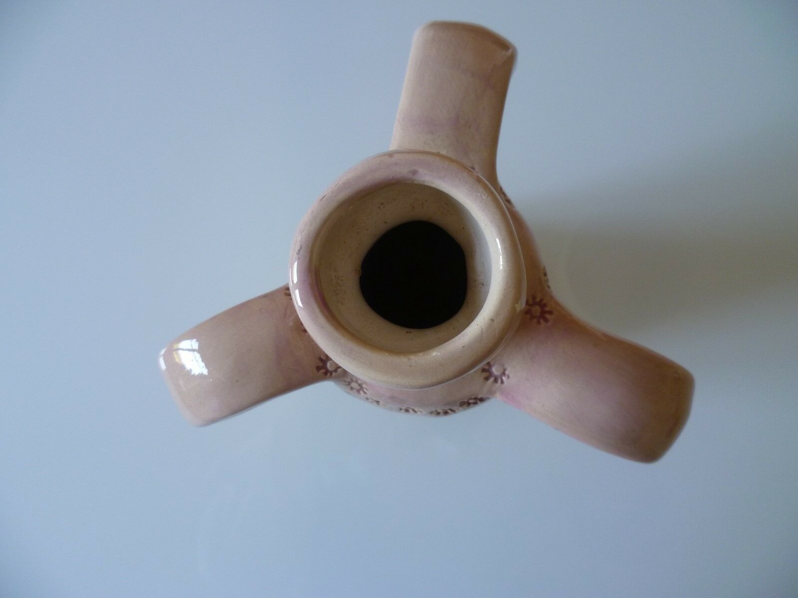 Terracotta bottle vase