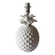 Pineapple lamp in white biscuit