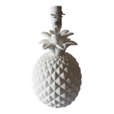 Pineapple lamp in white biscuit