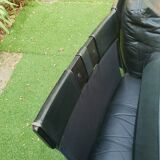3 seater leather sofa 1970