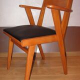 Pair of vintage bridge armchairs