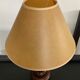 Vintage lamp in turned wood