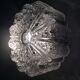Ceiling lamp from the 70s in molded glass