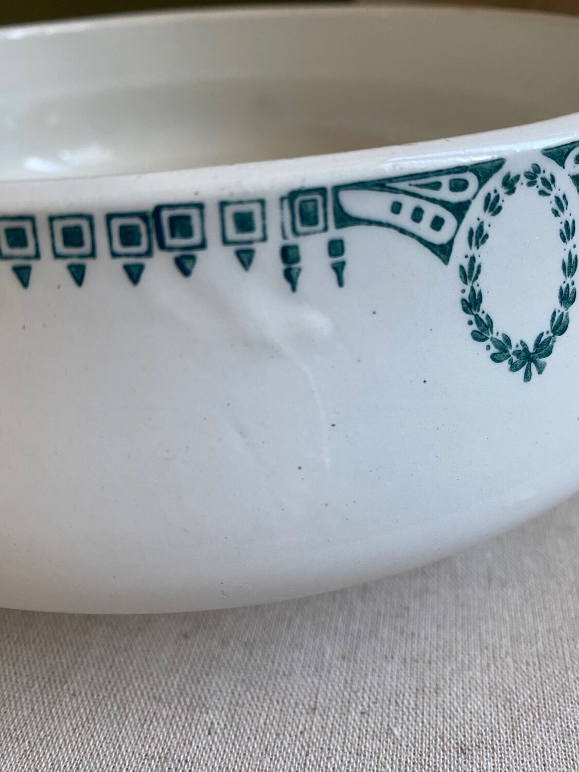 Tureen stamped new ceramic factories of North Saint Amand