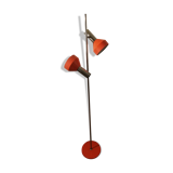 Floor lamp with two orange spots