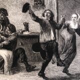 1 lot 6 prints revue l'art late 19th century: importun, desmoulins, cabaret, venice, chaumieres, menetrier