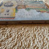 Tableau huile sur toile posée sur bois