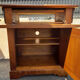 TV unit with rotating shelf