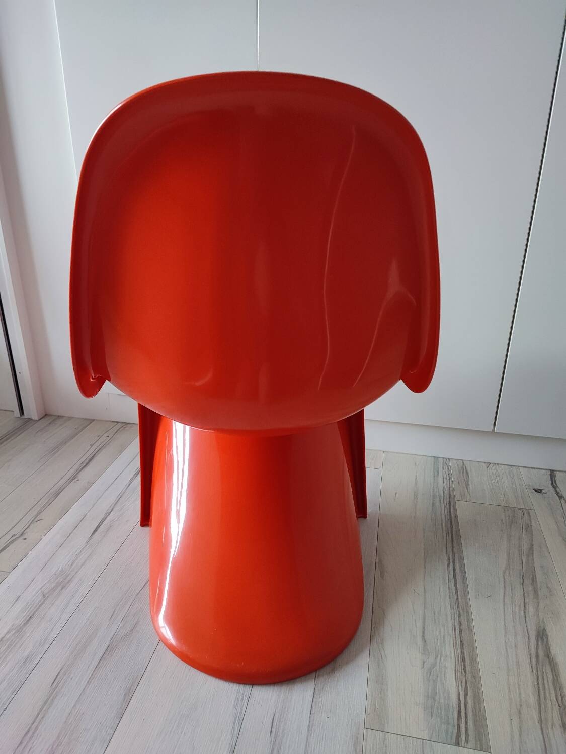 Orange Panton chairs 1974