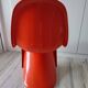 Orange Panton chairs 1974