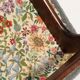 Chaise de salle à manger papillon milieu du siècle, bouclé gris, bois noyer foncé, Europe, années 1960
