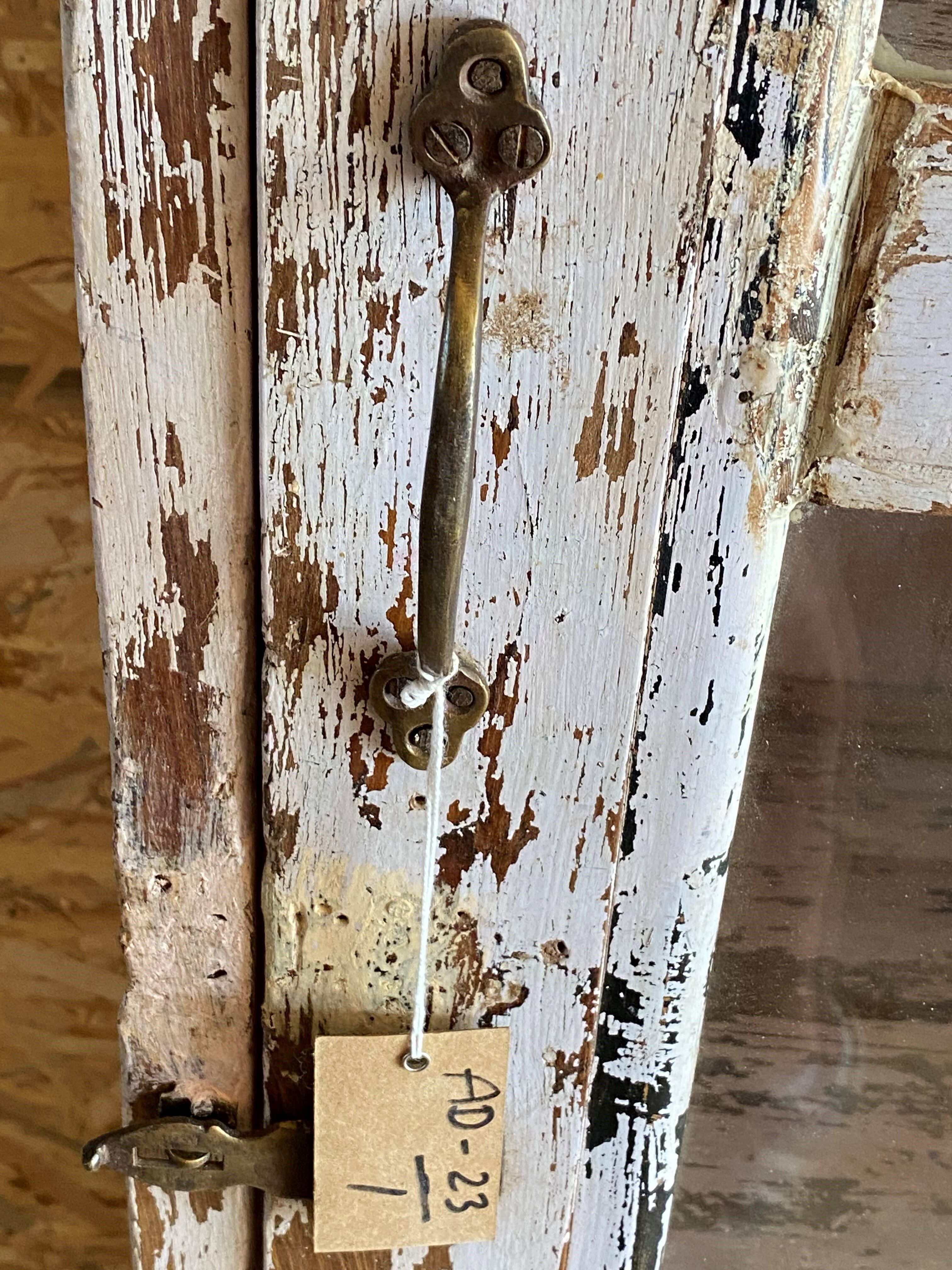 Glass cabinet in old teak
