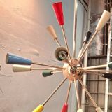 Lampadario Sputnik vintage, anni '70
