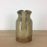 Pichet en grès pyrité vintage