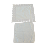 Lot 2 napperons faits main