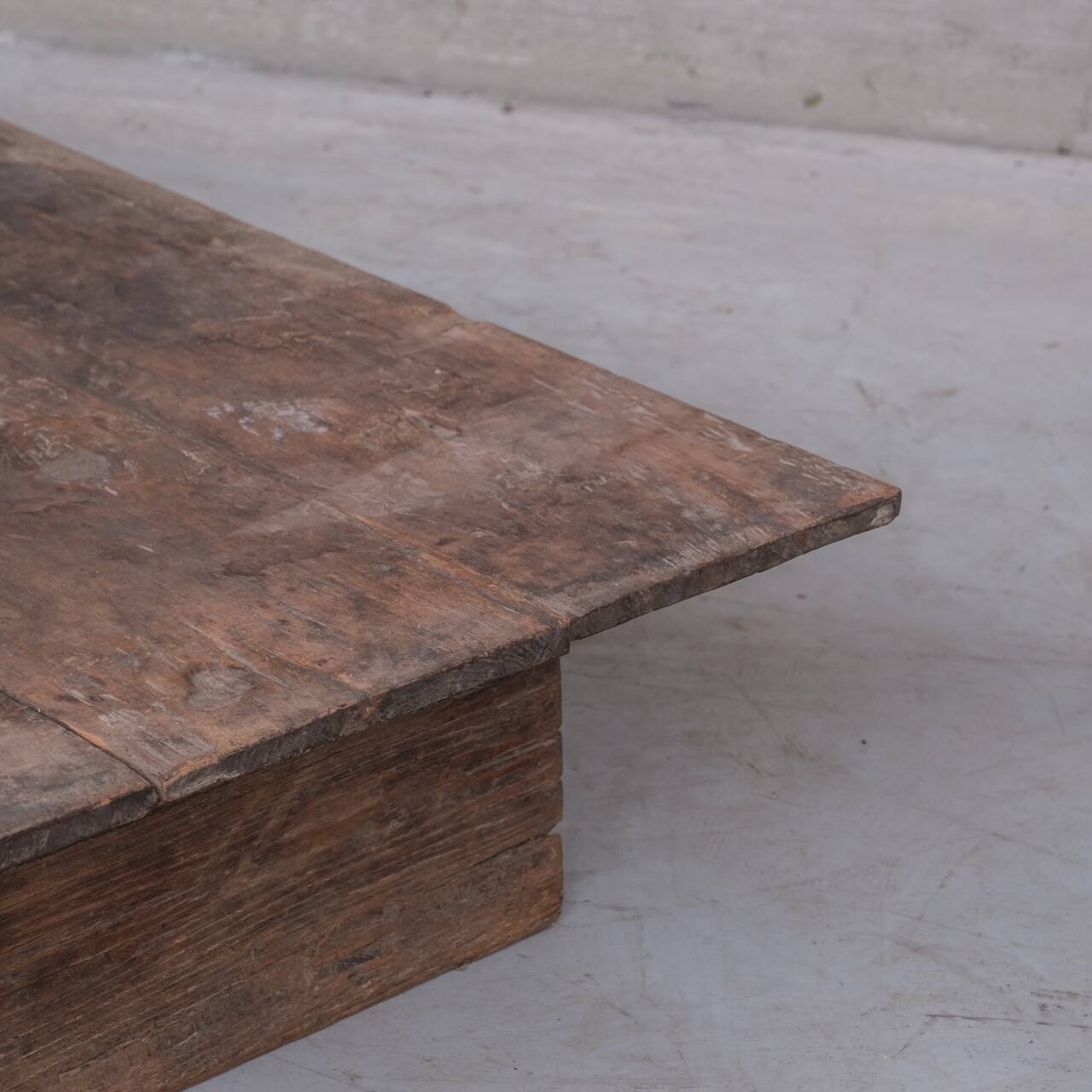 Low Antique Wooden French Coffee Table