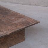 Table basse française antique en bois