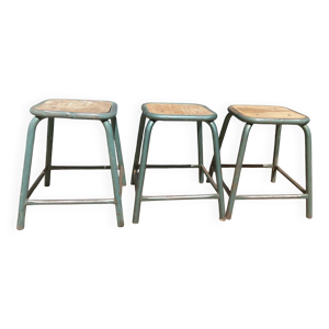 Tabourets écolier vintage