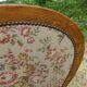 Antique Voltaire armchair with 4-position reclining backrest