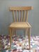 Mustard yellow bistro chair
