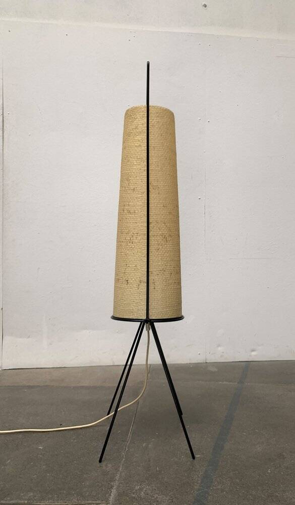 Mid-century minimalist floor lamp by Hesse Leuchten, 1960s.