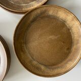 Series of 8 stoneware plates