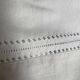 Linge ancien, drap brodé avec monogramme MB