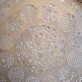 Openwork brass top. China 19 century. 12 sides. Asian art.