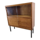 Vitrine / meuble bar / armoire vintage en bois