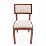 Art Deco dining set, table et 4 chairs, Poland, 1940s
