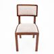 Art Deco dining set, table et 4 chairs, Poland, 1940s
