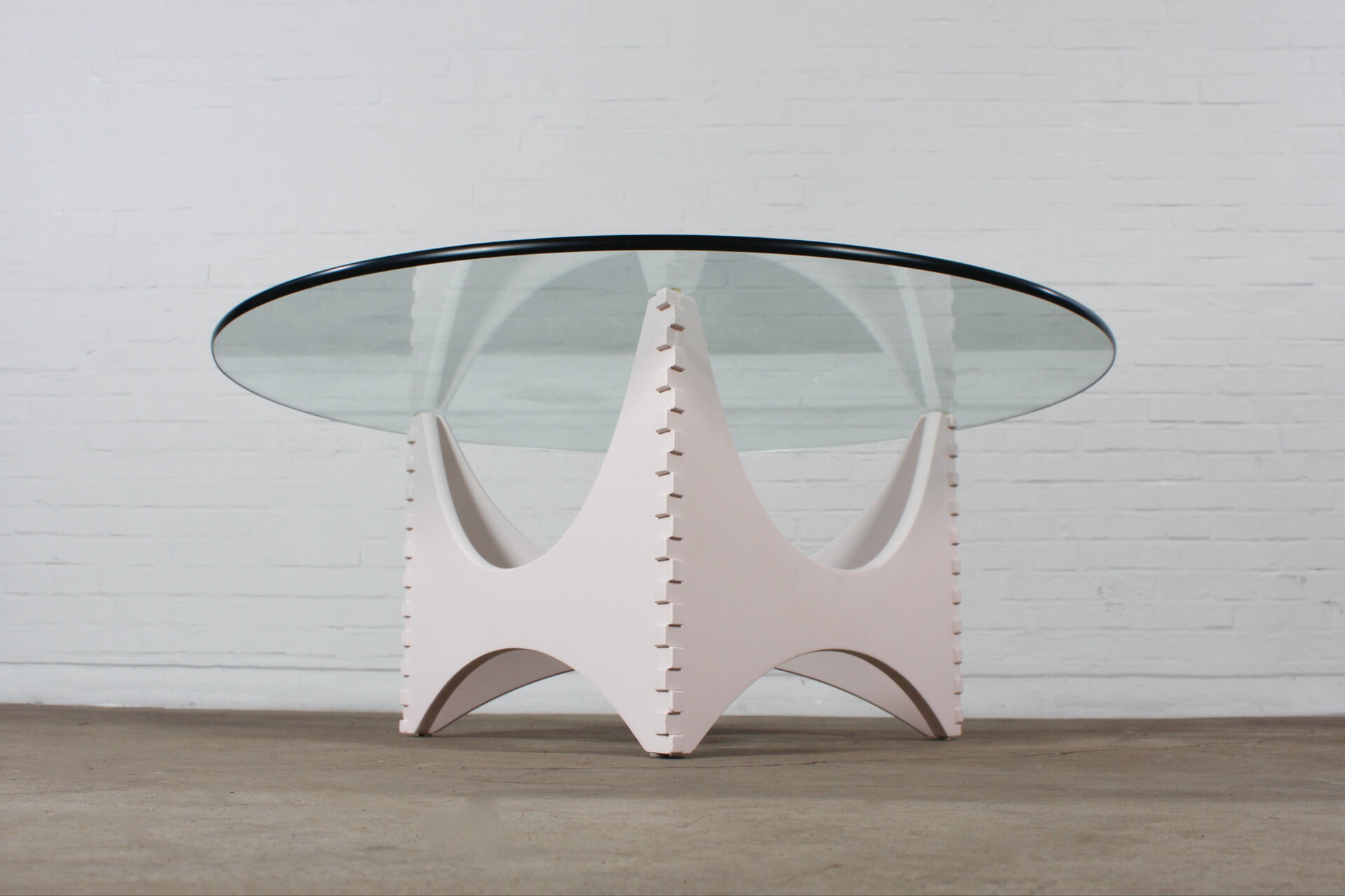 Table basse Vintage Space Age Design des années 70